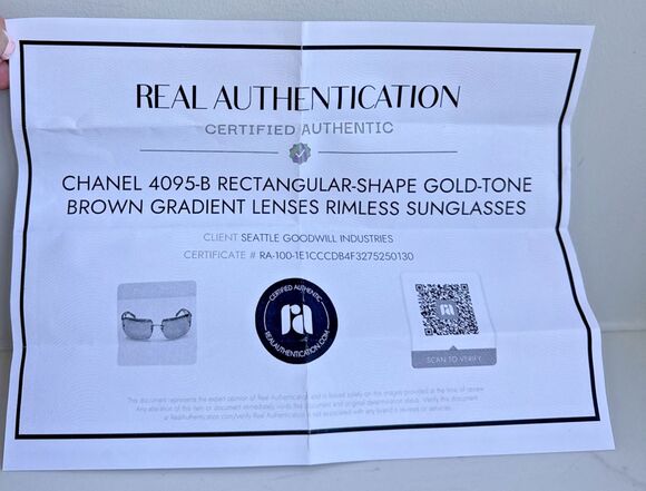 Chanel 4095-B Crystal CC Sunglasses Y2K Gold Brown Gradient Tortoise Authentic main image 16